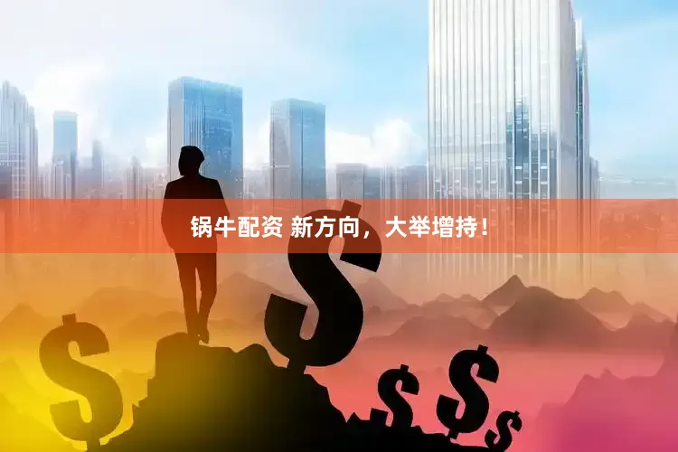 锅牛配资 新方向，大举增持！