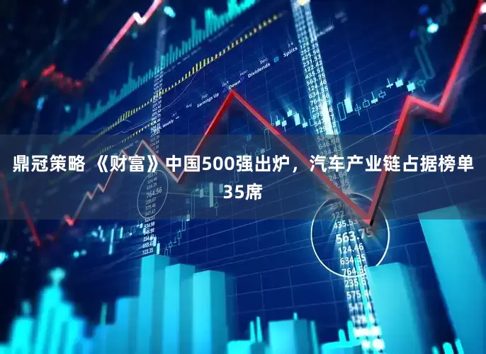 鼎冠策略 《财富》中国500强出炉，汽车产业链占据榜单35席